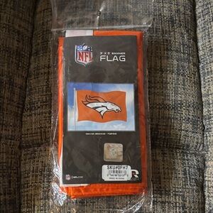 NWT NFL Denver Broncos Orange Banner